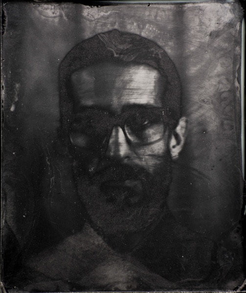 retratos de camilo sabogal con procesos fotográficos antiguos