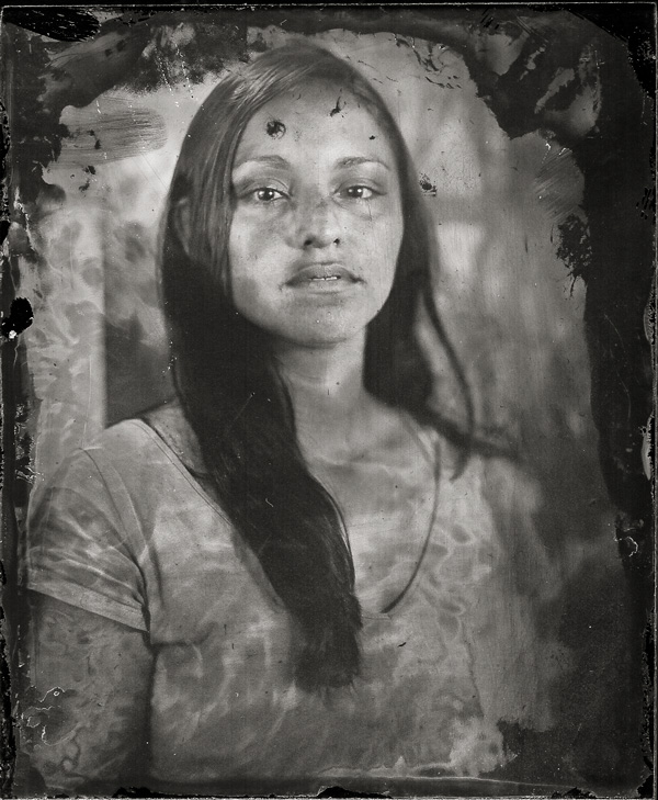 retratos de camilo sabogal con procesos fotográficos antiguos
