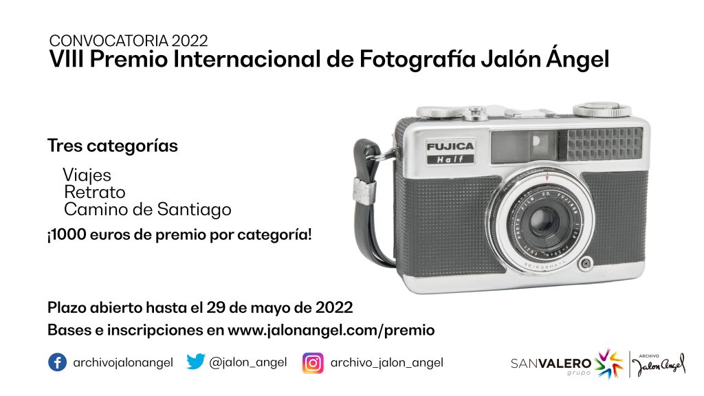 VIII Premio de Fotografía Jalón Ángel 2022 - cartel oficial concurso de fotografía