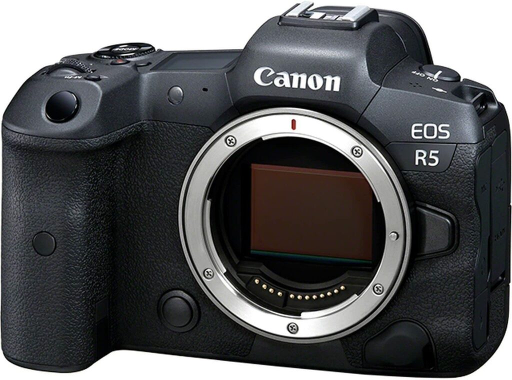 Canon EOS R5 cuerpo de cámara fotográfica profesional
