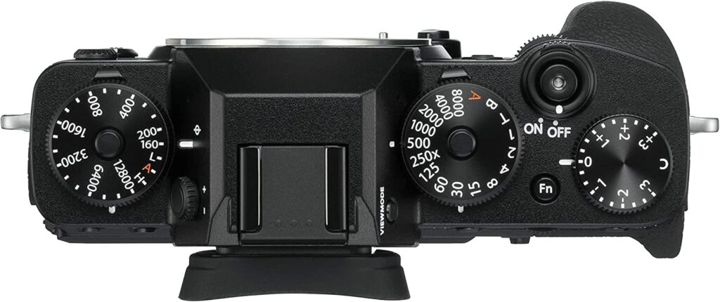 Fujifilm X-T3 vista superior