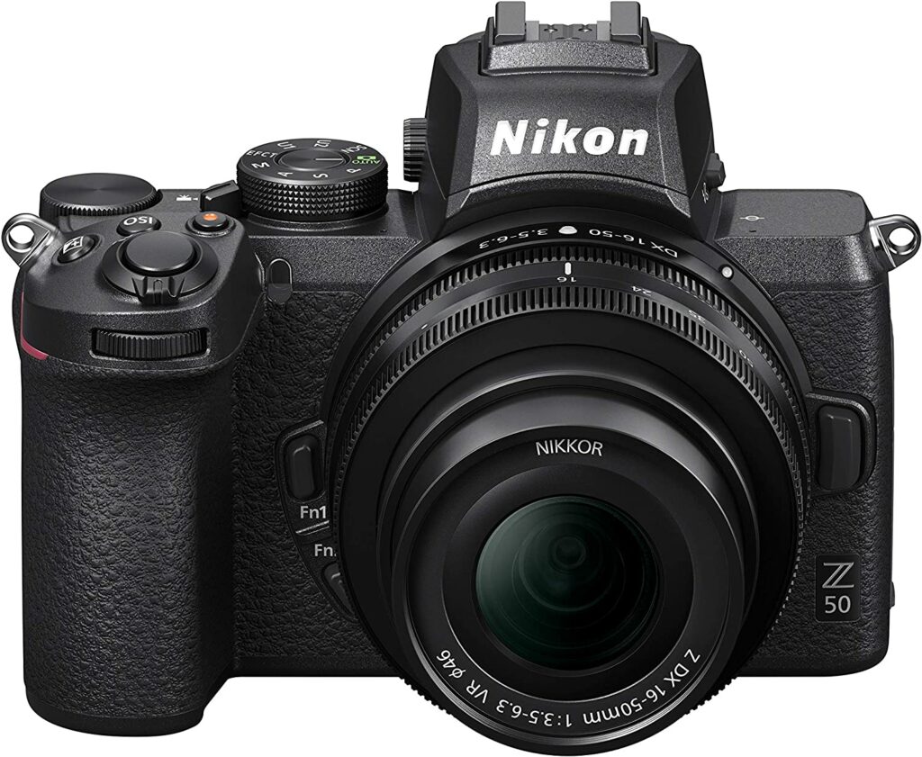 Nikon Z50 con lente