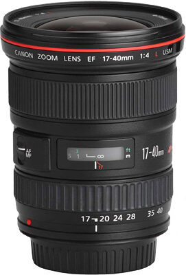 Canon EF 17-40mm (f4 L USM) - lentes para fotografos de perros