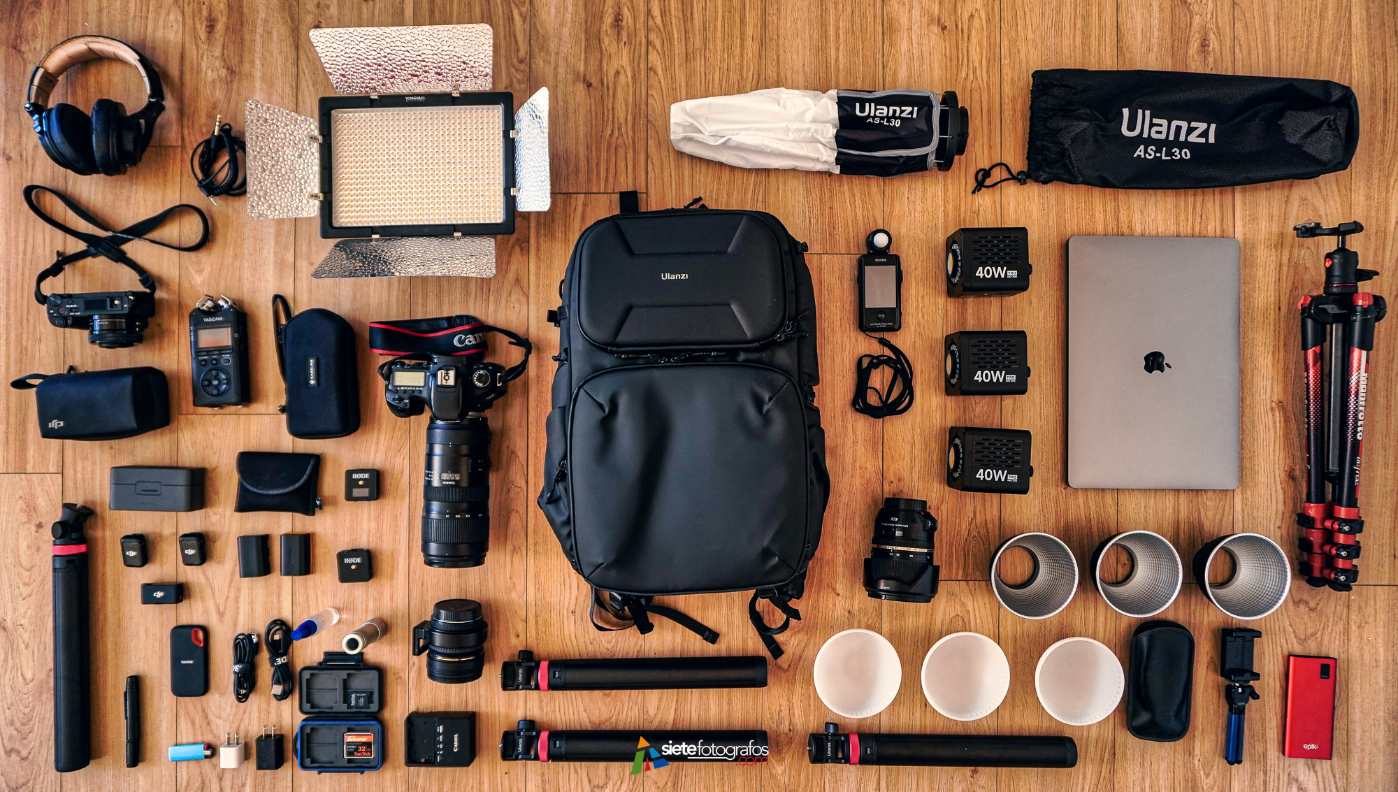 Mochila para equipos fotográficos y de video Ulanzi BP-10